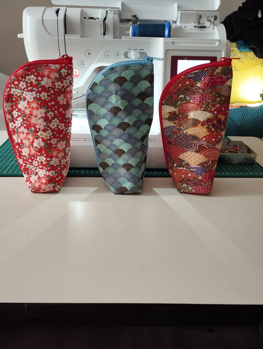 French artisanal makeup bag handcrafted