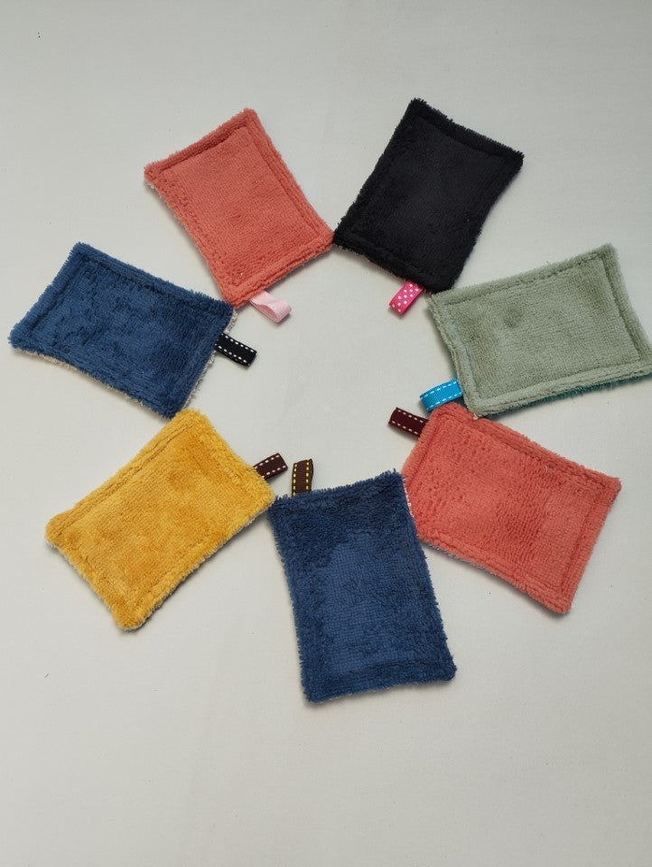 Eco makeup remover pads reusable bamboo set