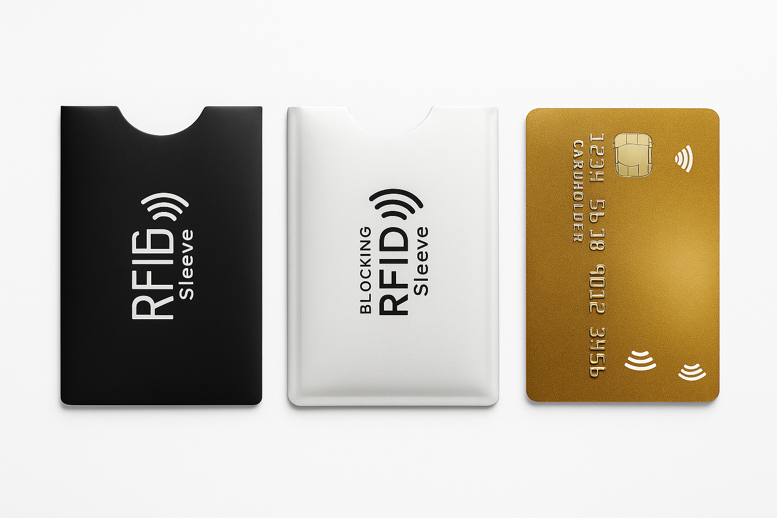 RFID Protector Sleeves – Ultra-Slim Set of 5 for Effortless Privacy