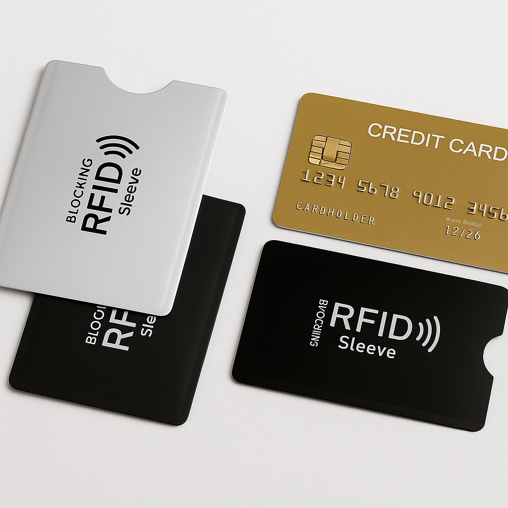 RFID Protector Sleeves – Ultra-Slim Set of 5 for Effortless Privacy