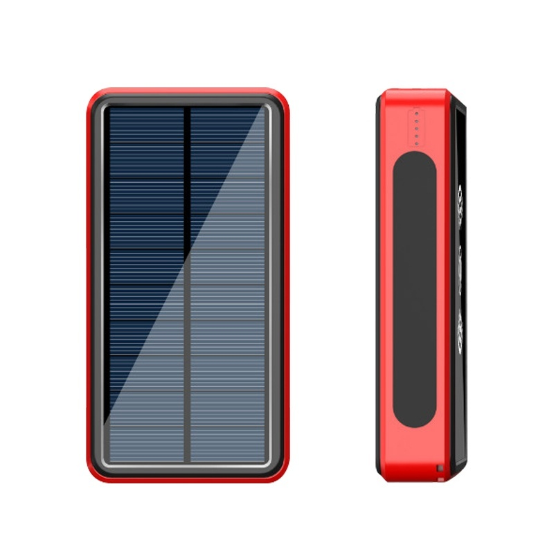 Portable Solar Power Bank - Dual USB Eco-Friendly Charger