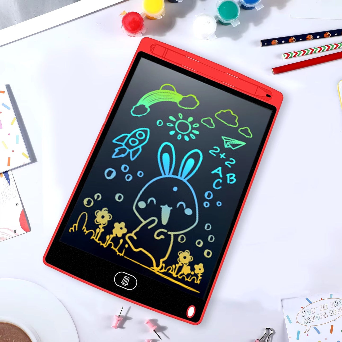 Eco-Friendly Writing Tablet - Safe Learning Technology for Children