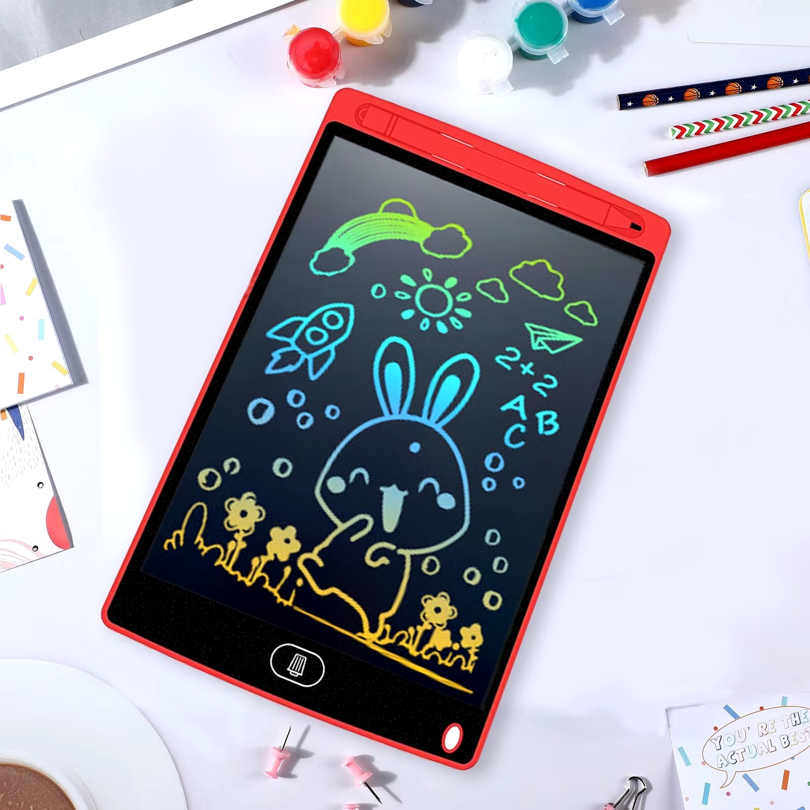 Eco-Friendly Writing Tablet - Safe Learning Technology for Children
