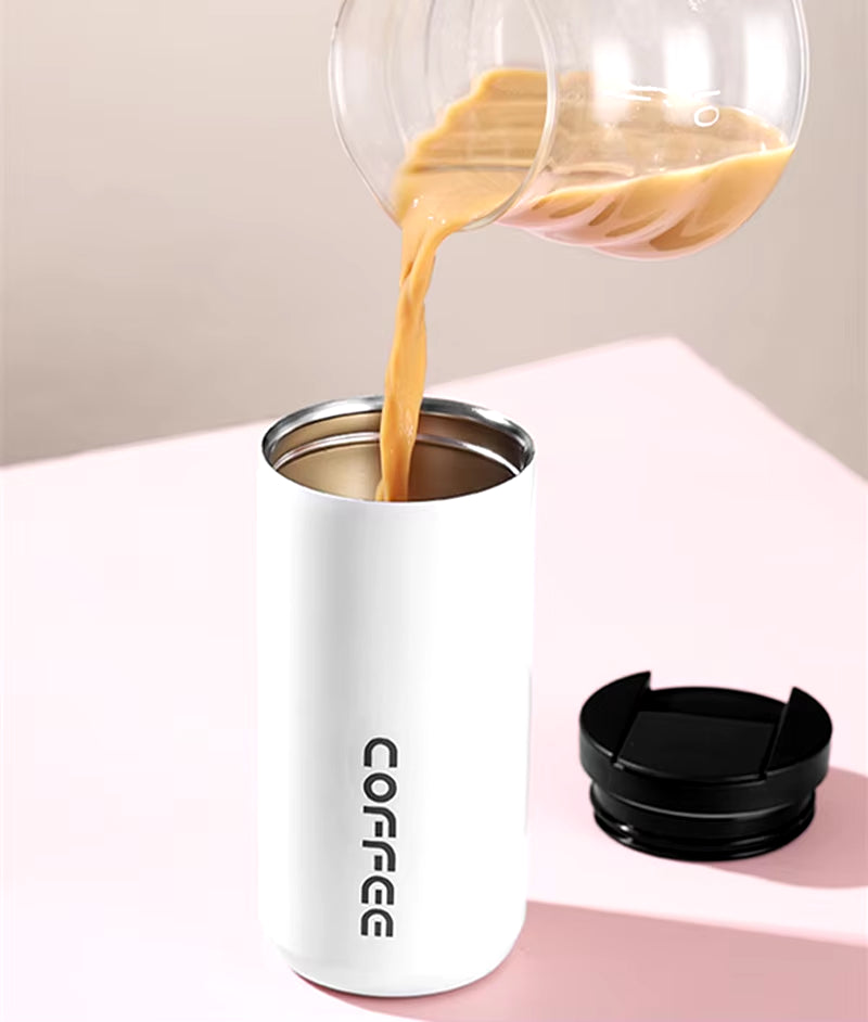 Thermal travel mug stainless steel leak-proof - GOODSPHORIA eco-friendly drinkware for modern women