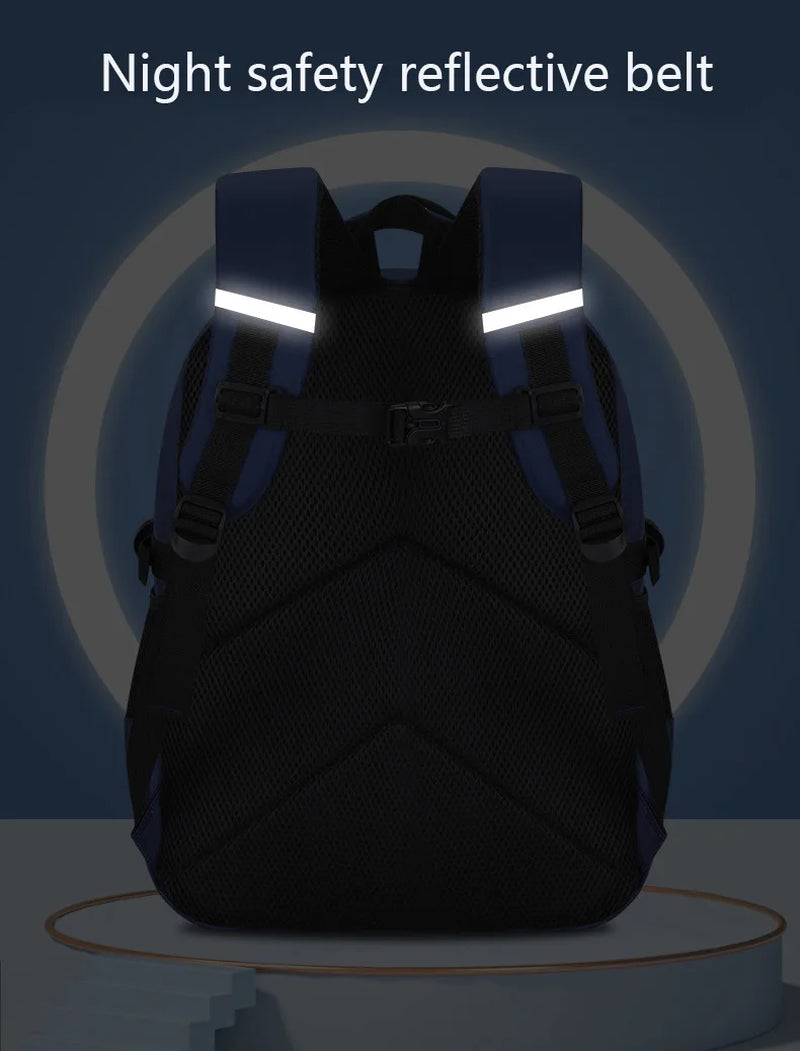 Kids Explorer Backpack Night Safety Reflective Strips for Visibility