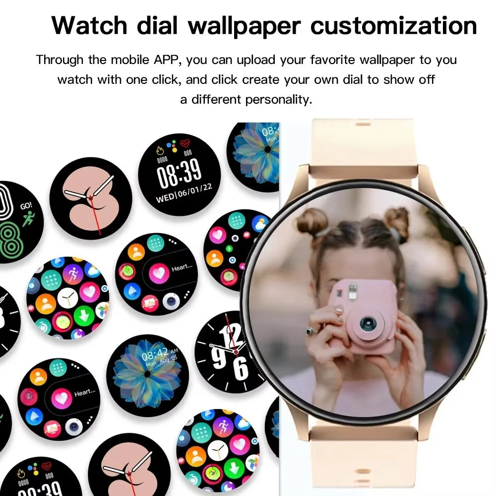 Glam Connect watch fitness tracking