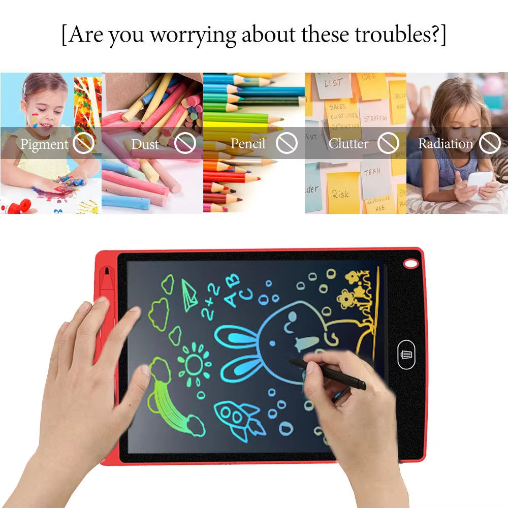 Eco-Friendly Writing Tablet - Safe Learning Technology for Children
