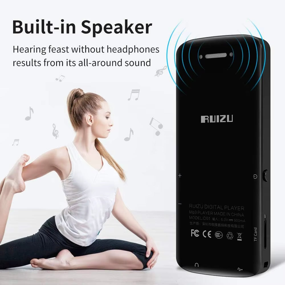 FM radio - 128GB expandable storage music player with micro SD card slot for thousands of songs and podcasts