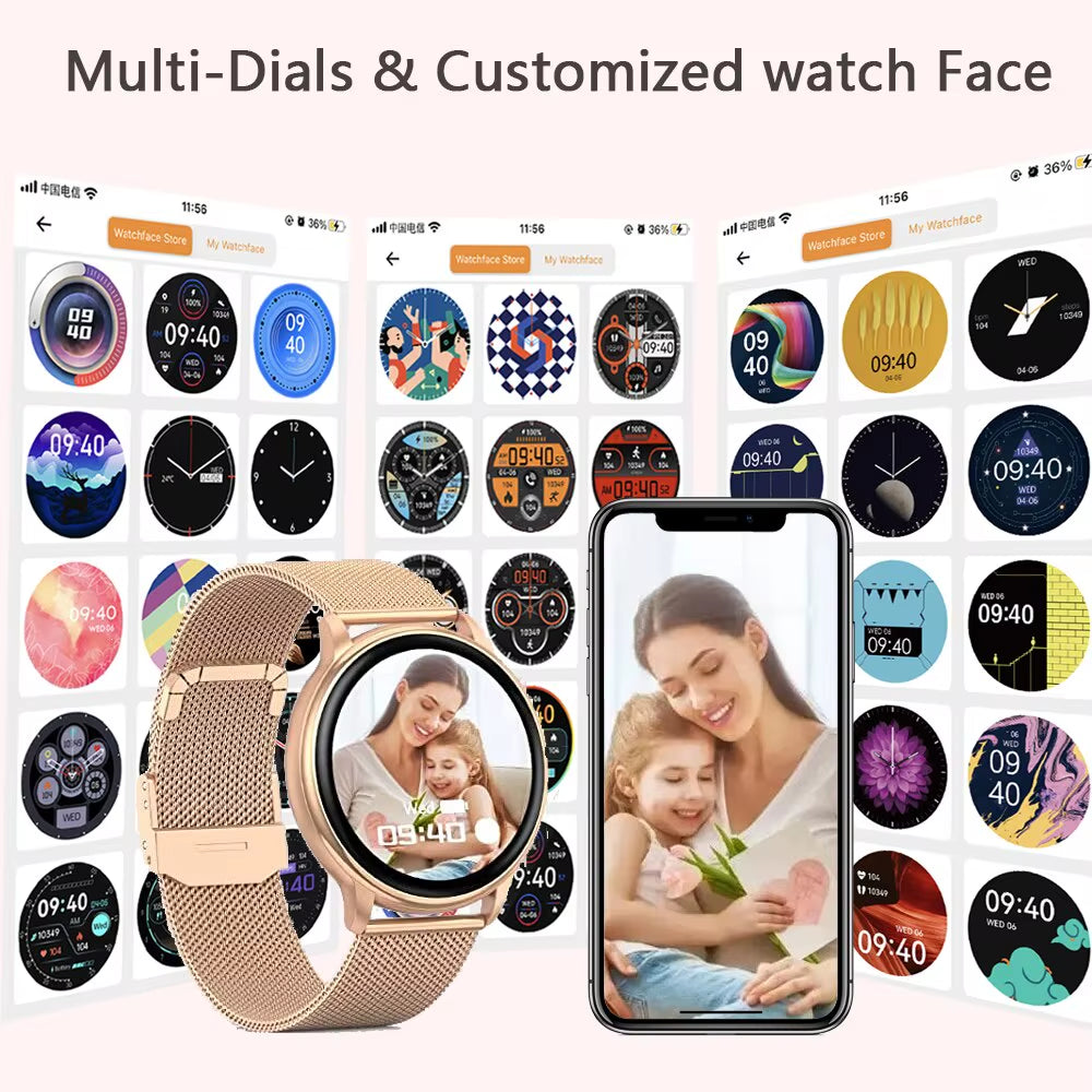 Bluetooth smartwatch personalized dial