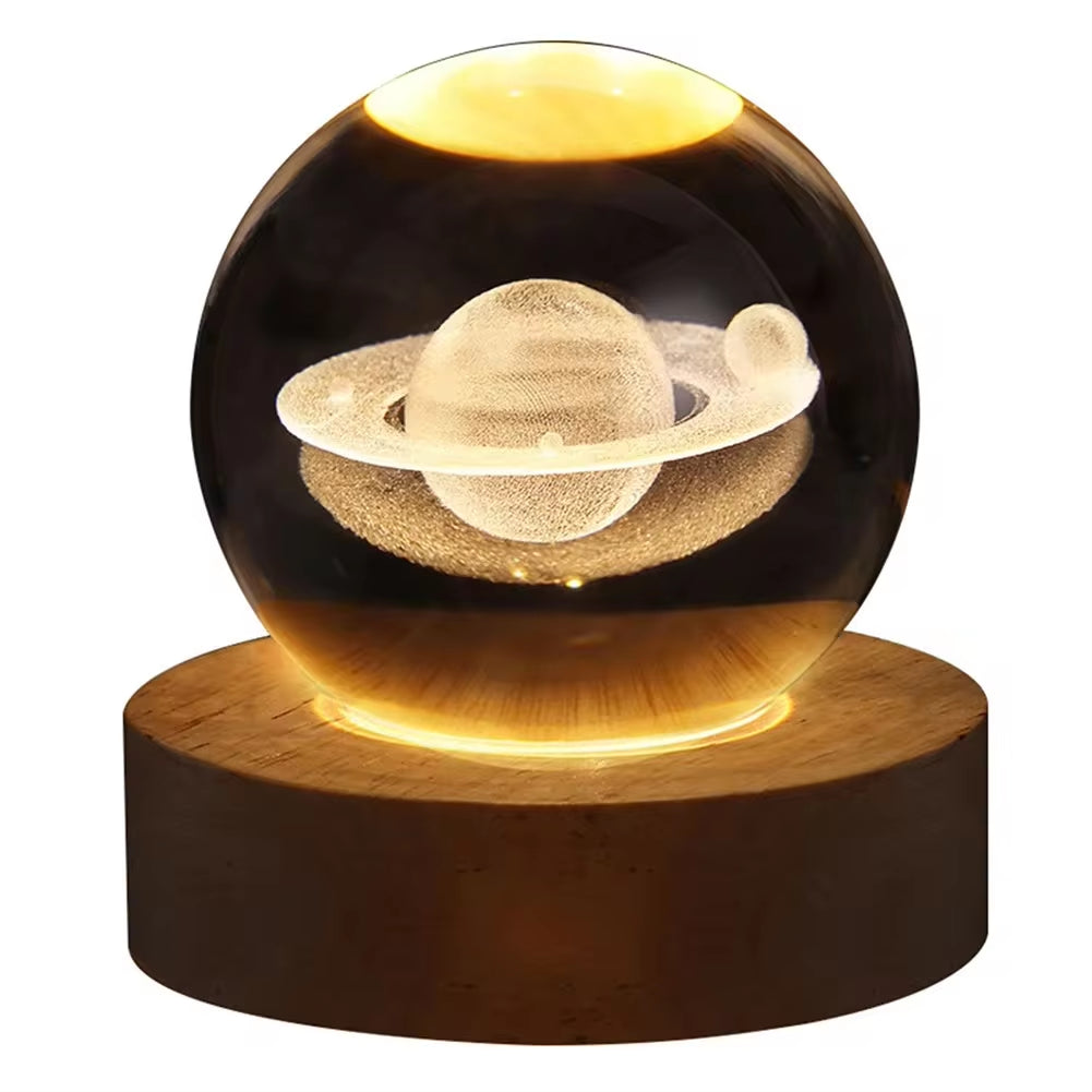 3D galaxy crystal ball sanctuary lighting