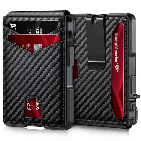 Tactical RFID wallet minimalist design