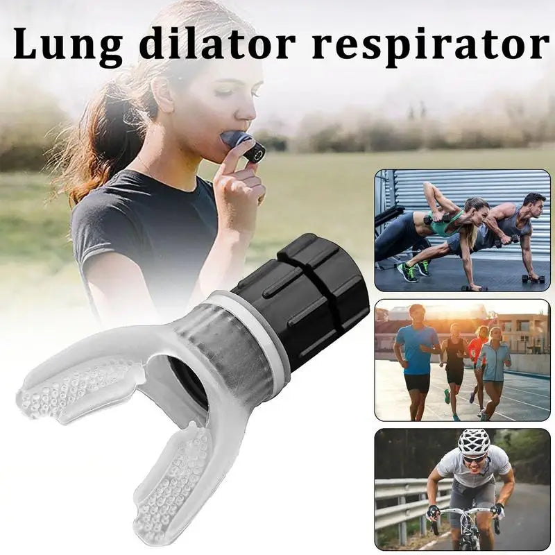 Adjustable Lung Trainer demonstration - Breathing exercise device in us