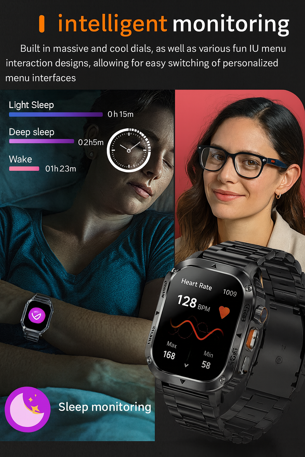 Sport sleep smartwatch health monitoring