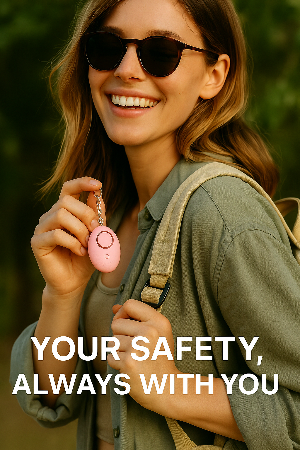 Women safety alarm 130dB keychain