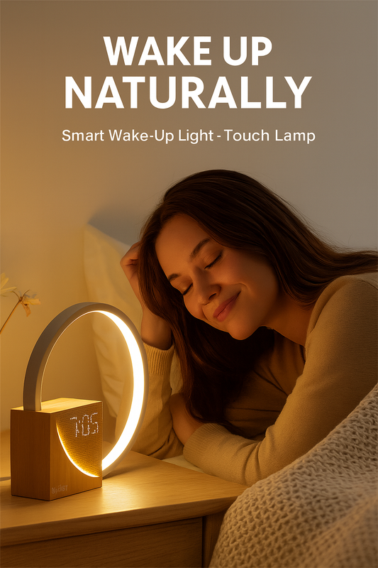 Women wake-up light natural sounds alarm