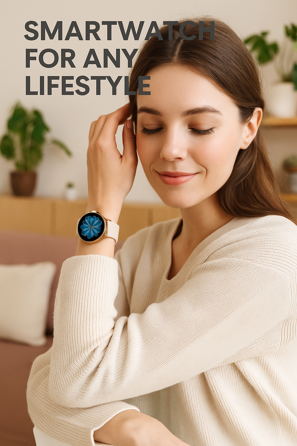 Women glam connect smartwatch bluetooth calls