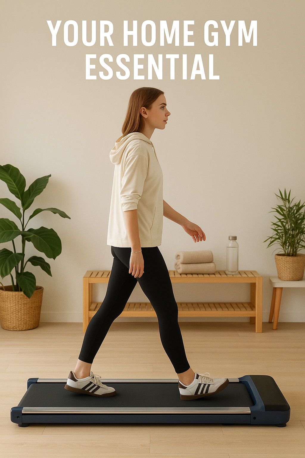 Portable treadmill remote control compact