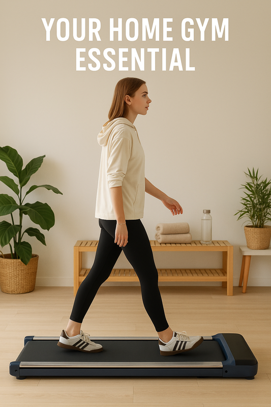 Portable treadmill remote control compact