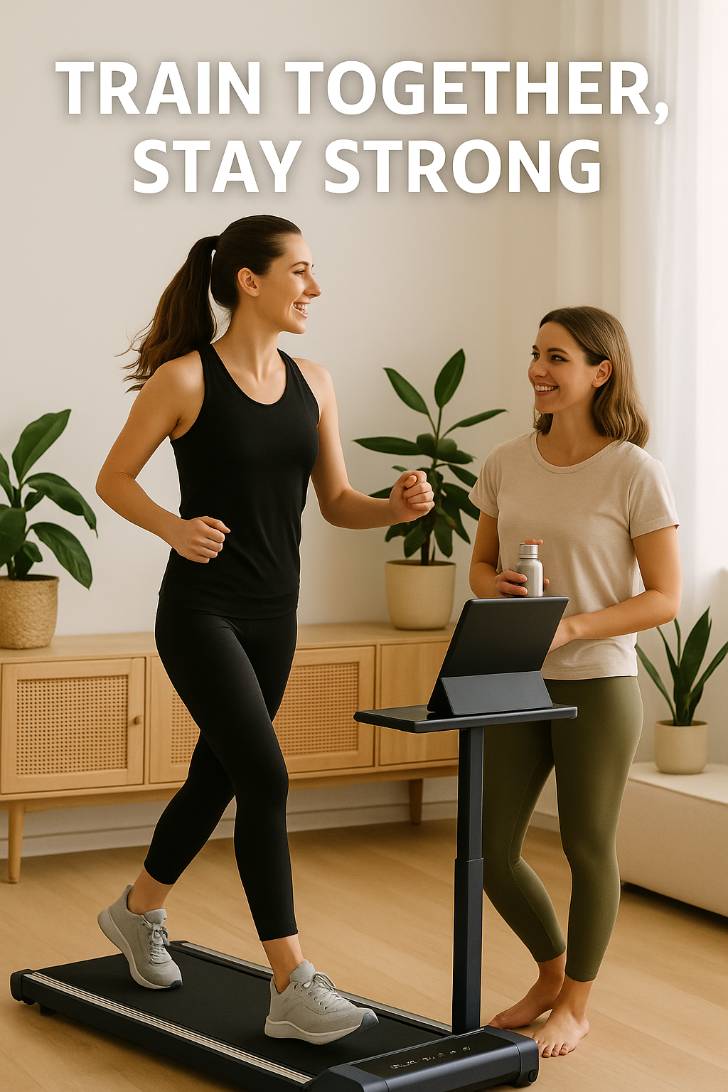 Portable treadmill remote control compact