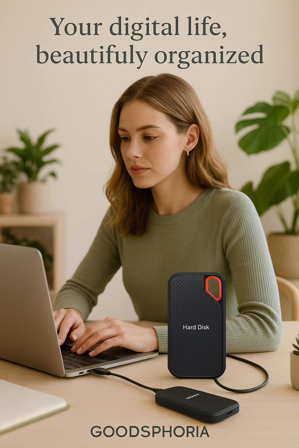 Women professional SSD Drive - High-Capacity External Storage for Creative Professionals - Digital Life