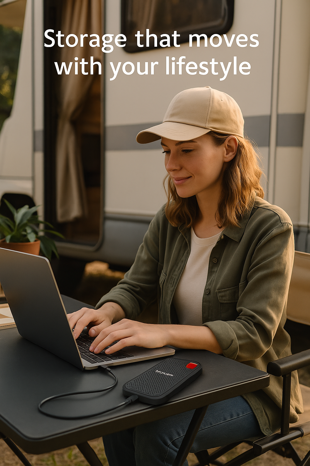 Women professional SSD Drive - High-Capacity External Storage for Creative Professionals - Digital Life