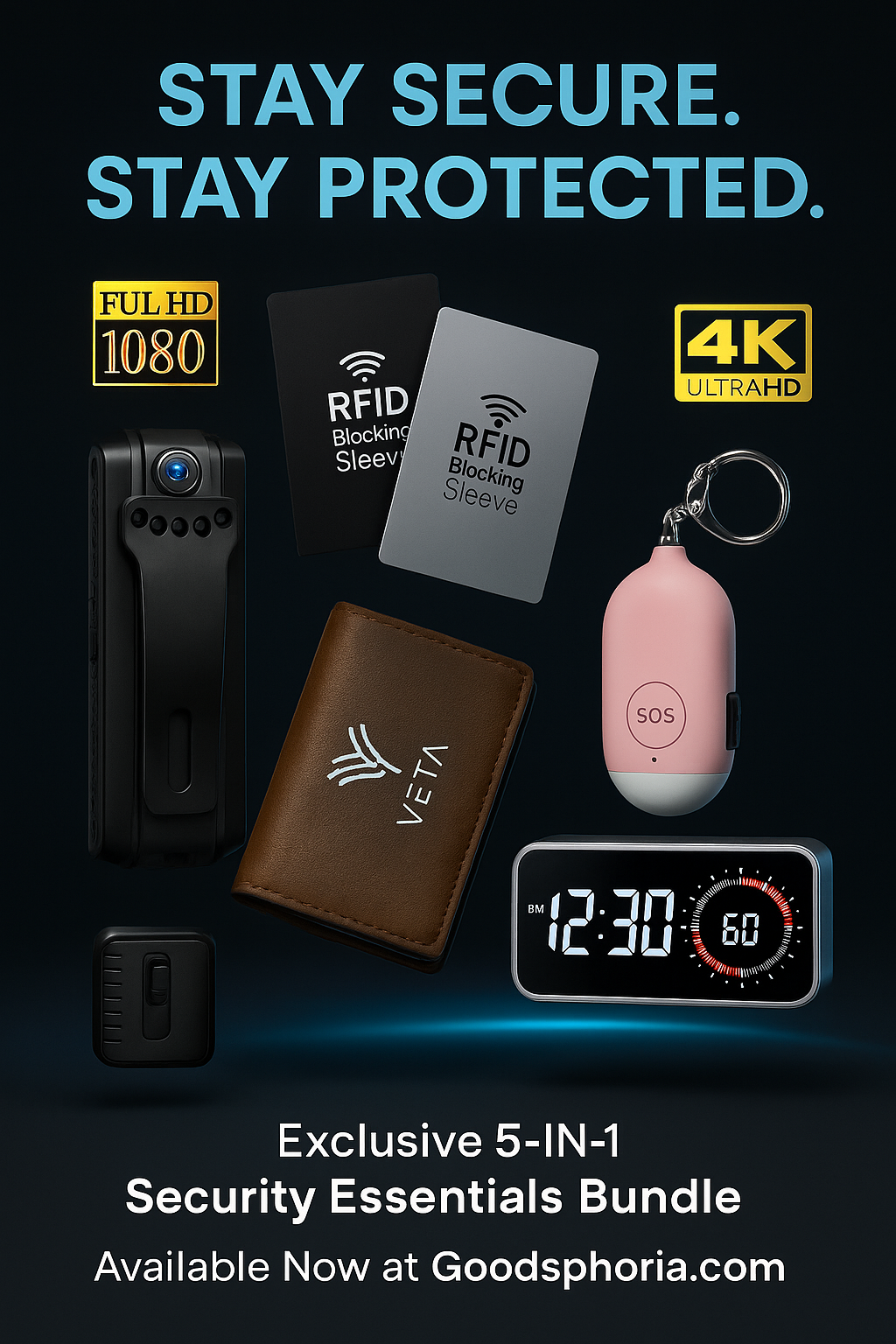 Women's Security Pro Bundle - 5 Essential Safety & Protection Items