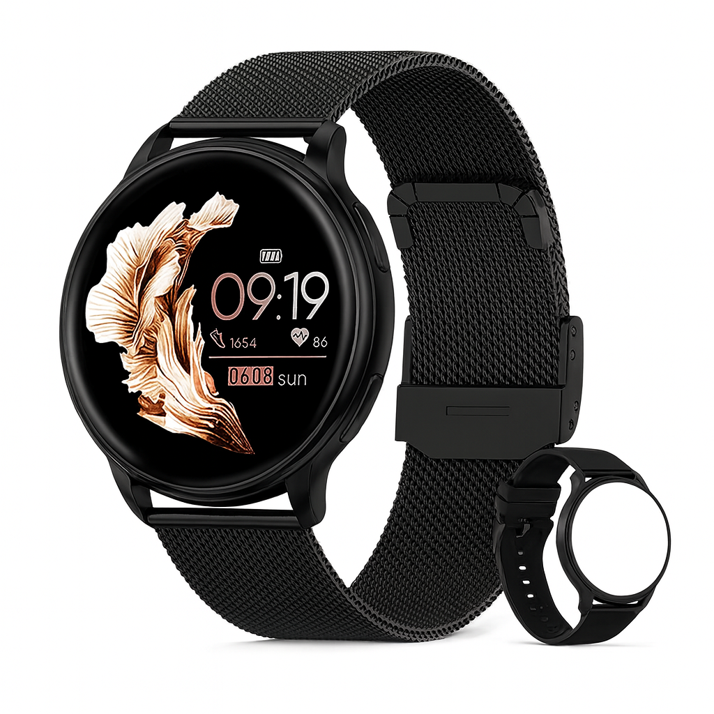 Custom Dial Smartwatch - Bluetooth Calls & Fitness Tracking