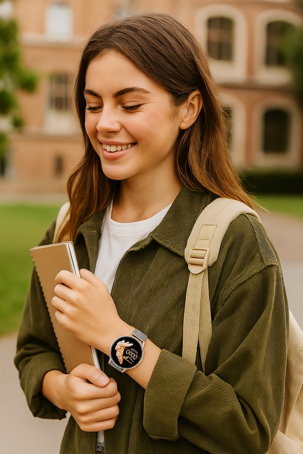 Women custom dial smartwatch Bluetooth calls