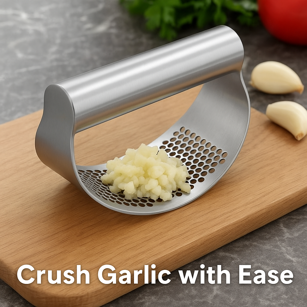 Stainless Steel Garlic Press