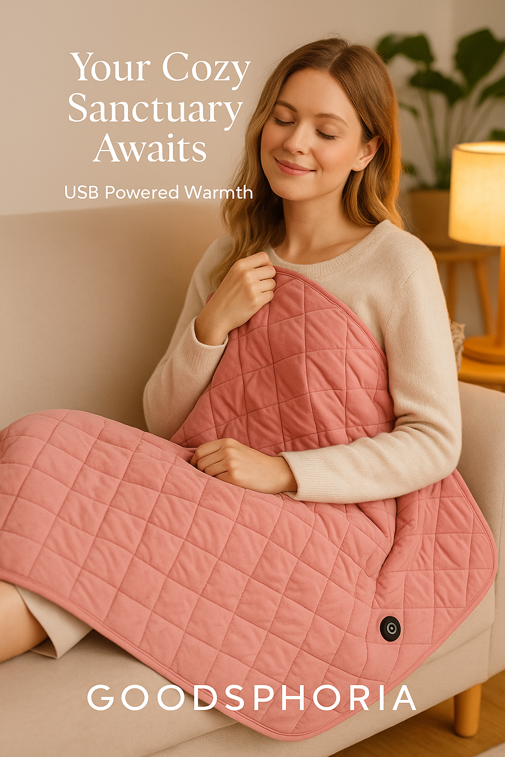 Electric Heated Blanket - USB Powered Winter Comfort