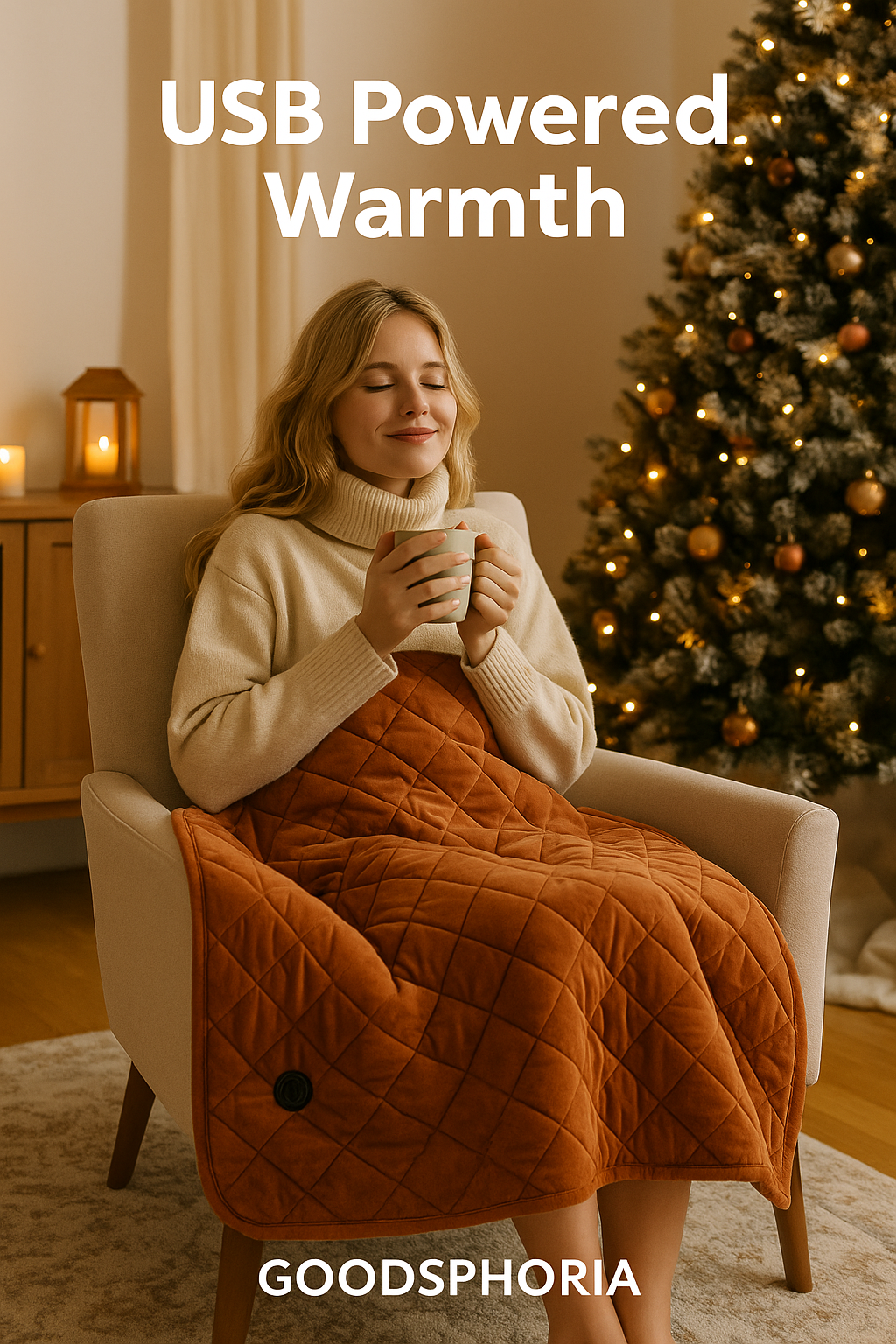 Electric Heated Blanket - USB Powered Winter Comfort