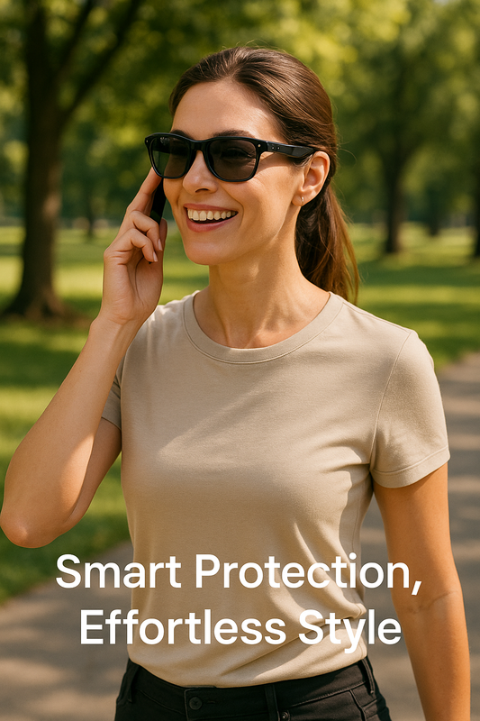 Smart photochromic glasses with AI camera - GOODSPHORIA