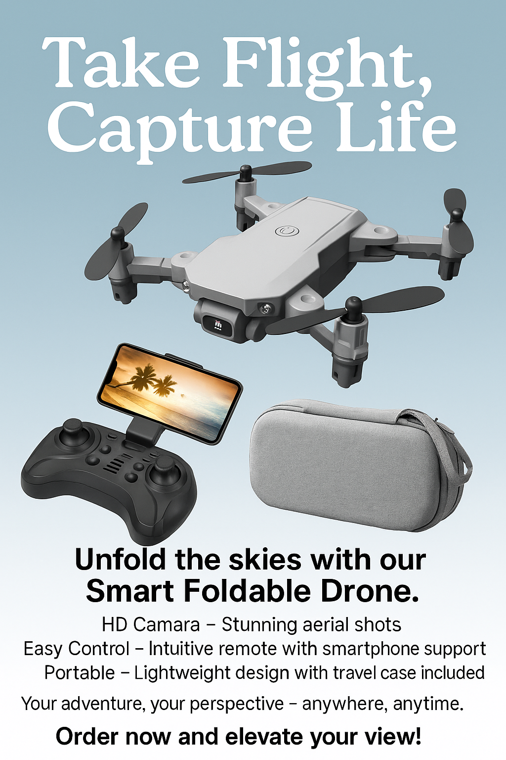 Mini Foldable Drone with 4K Camera - Perfect for Modern Adventures