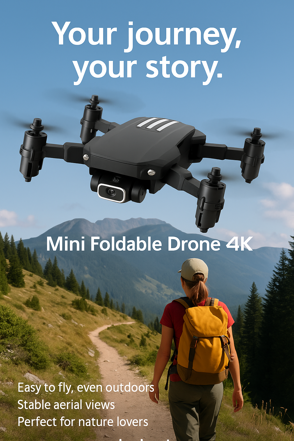 Mini Foldable Drone with 4K Camera - Perfect for Modern Adventures