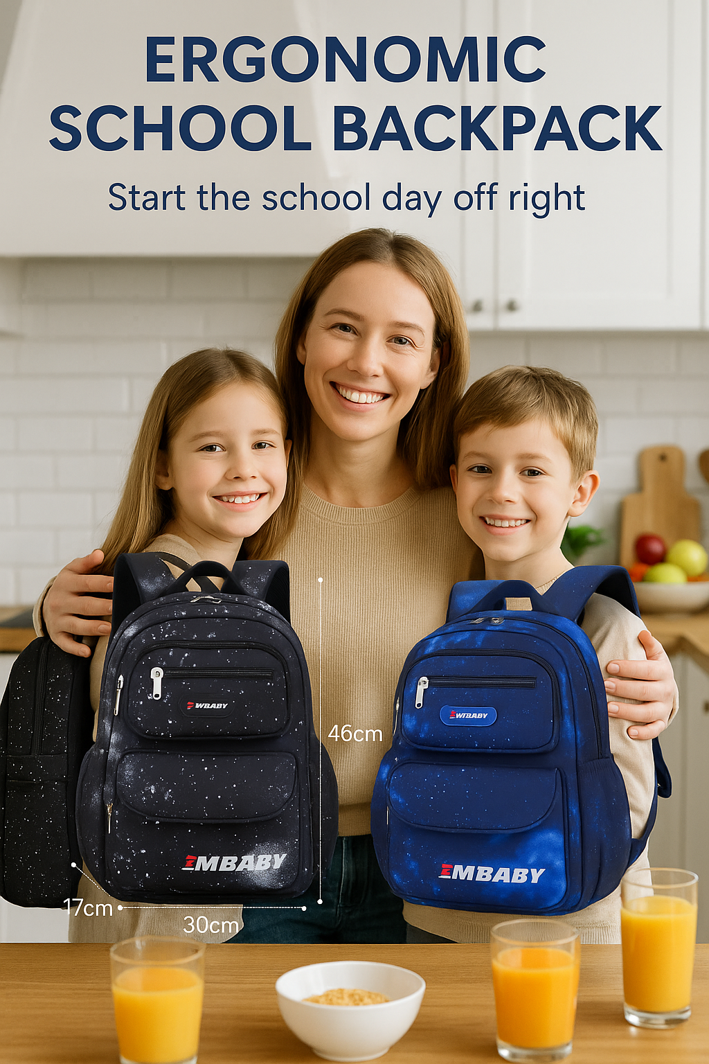 Scholar's Pride Ergonomic School Backpack