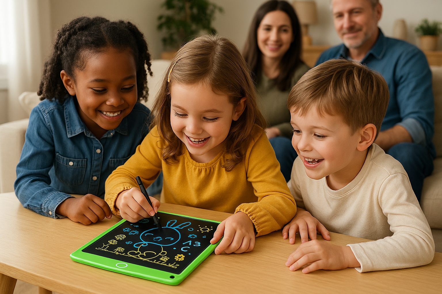 Eco-Friendly Writing Tablet - Safe Learning Technology for Children