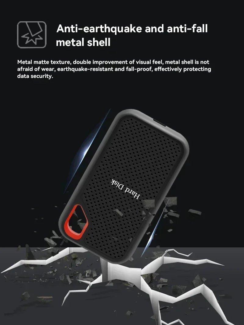 Professional SSD Drive - High-Capacity External Storage for Creative Professionals - Anti-earthquake
