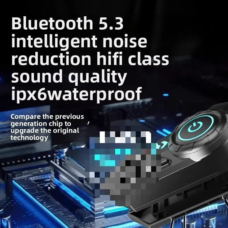 Motorcycle Helmet Bluetooth Earphone Riding Full Face Half Face Built-in Rider Bluetooth Headset Intercom Mono Sound
