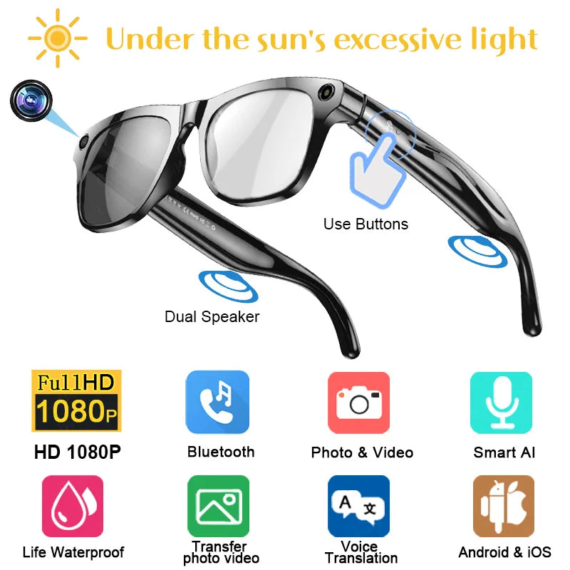 4K AI camera technology in smart eyewear