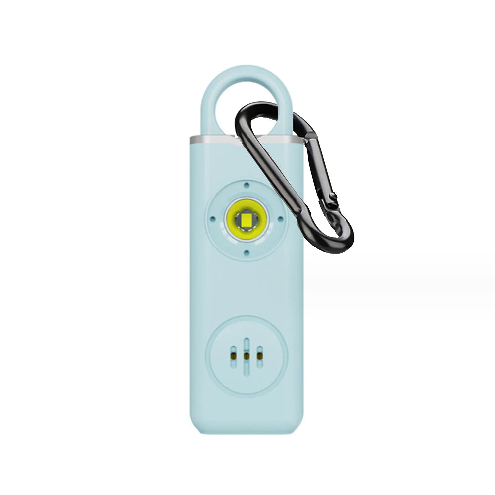 Rechargeable emergency alarm compact blue