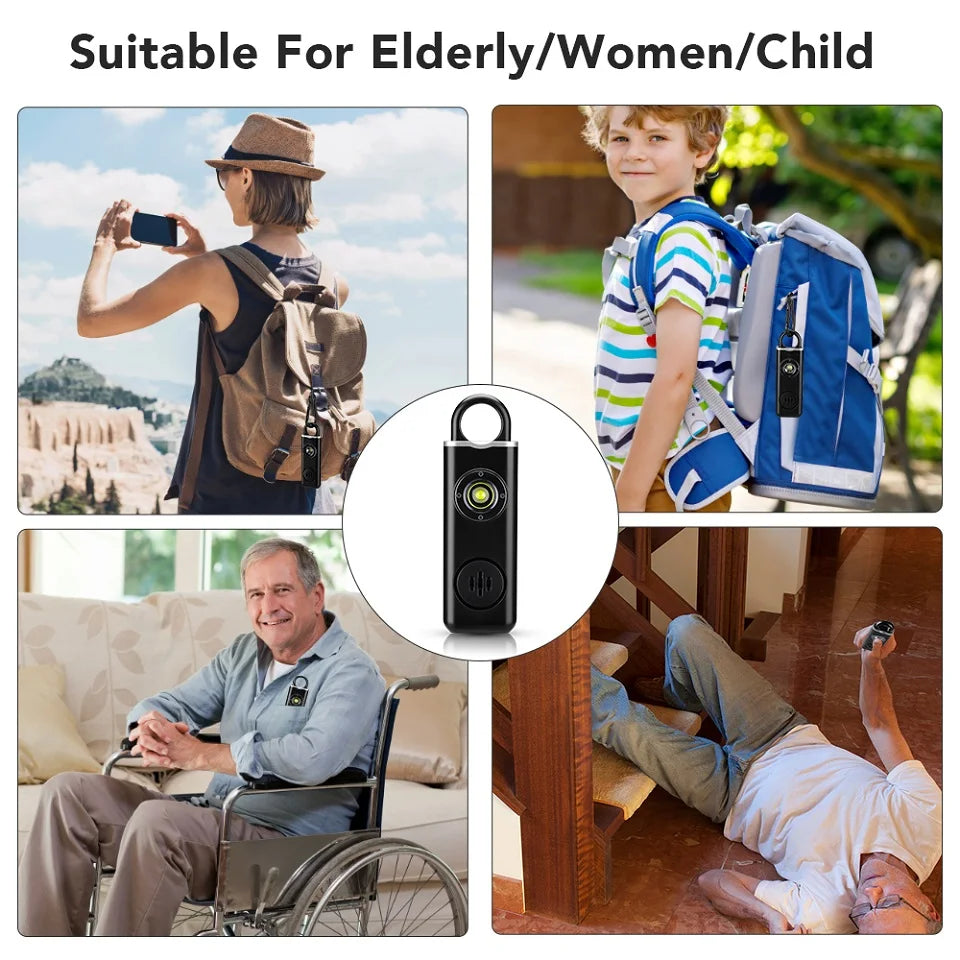 Rechargeable personal alarm 130dB