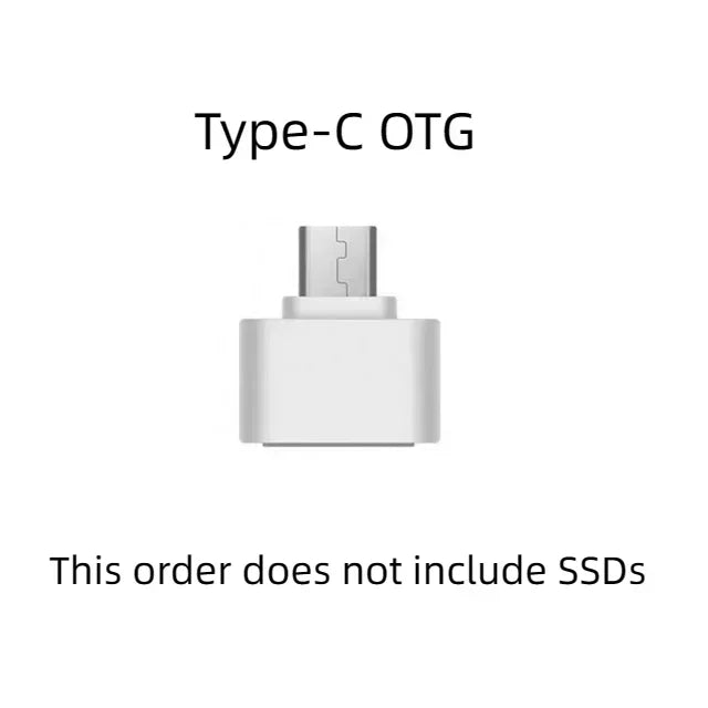Professional SSD Drive - High-Capacity External Storage for Creative Professionals - USB-C OTG