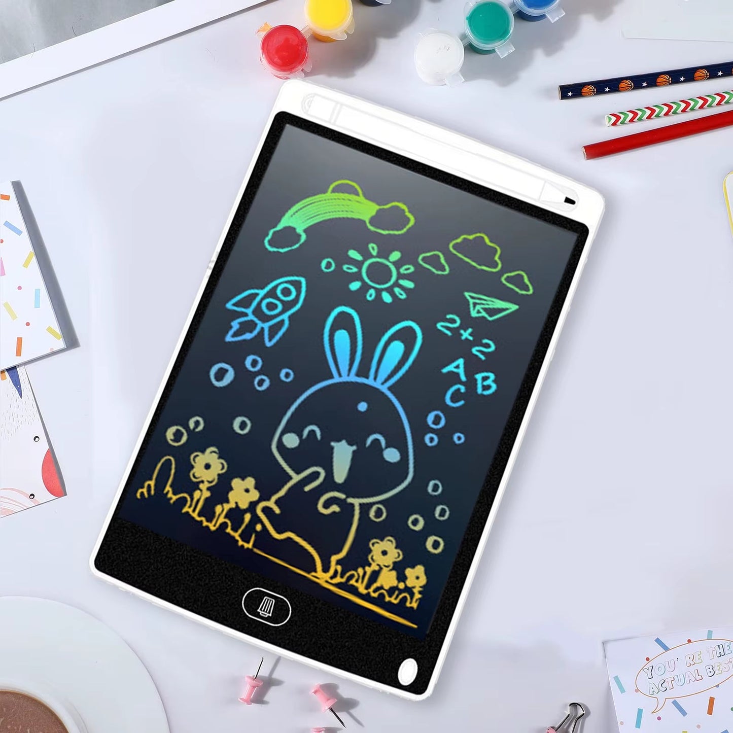 Eco-Friendly Writing Tablet - Safe Learning Technology for Children