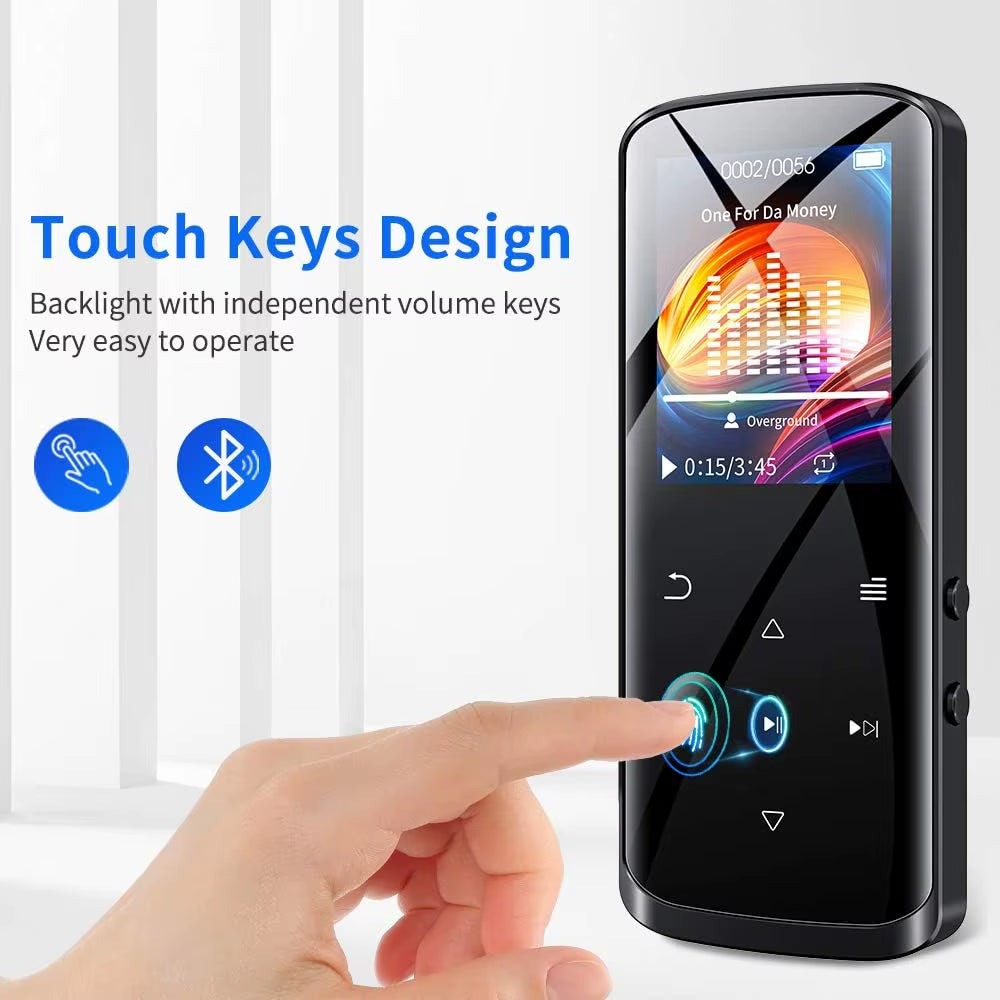 Bluetooth music player connecting to wireless headphones - Seamless audio streaming technology