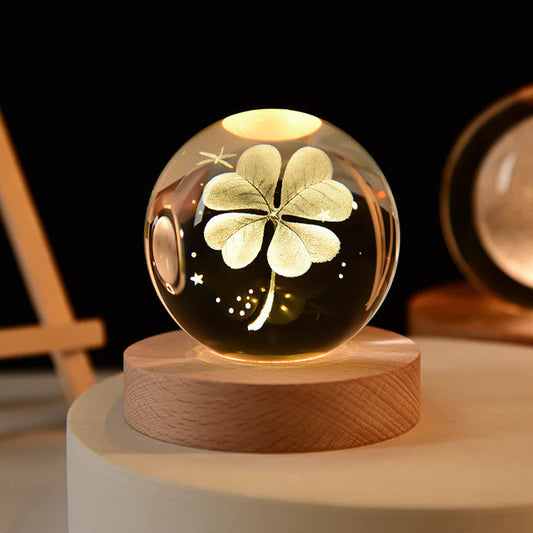 Crystal ball projection lamp celestial