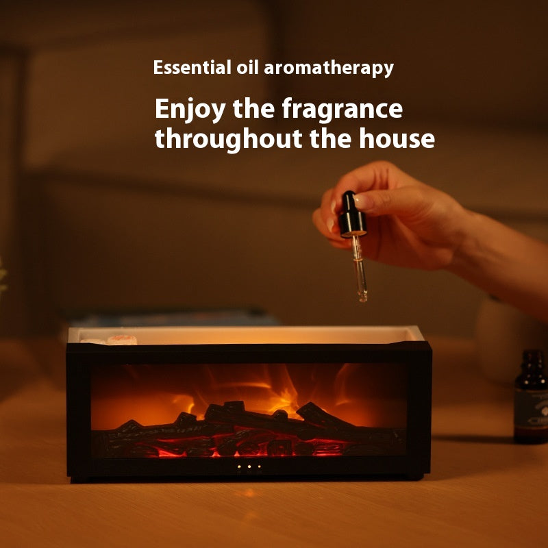 Colorful flame diffuser wellness