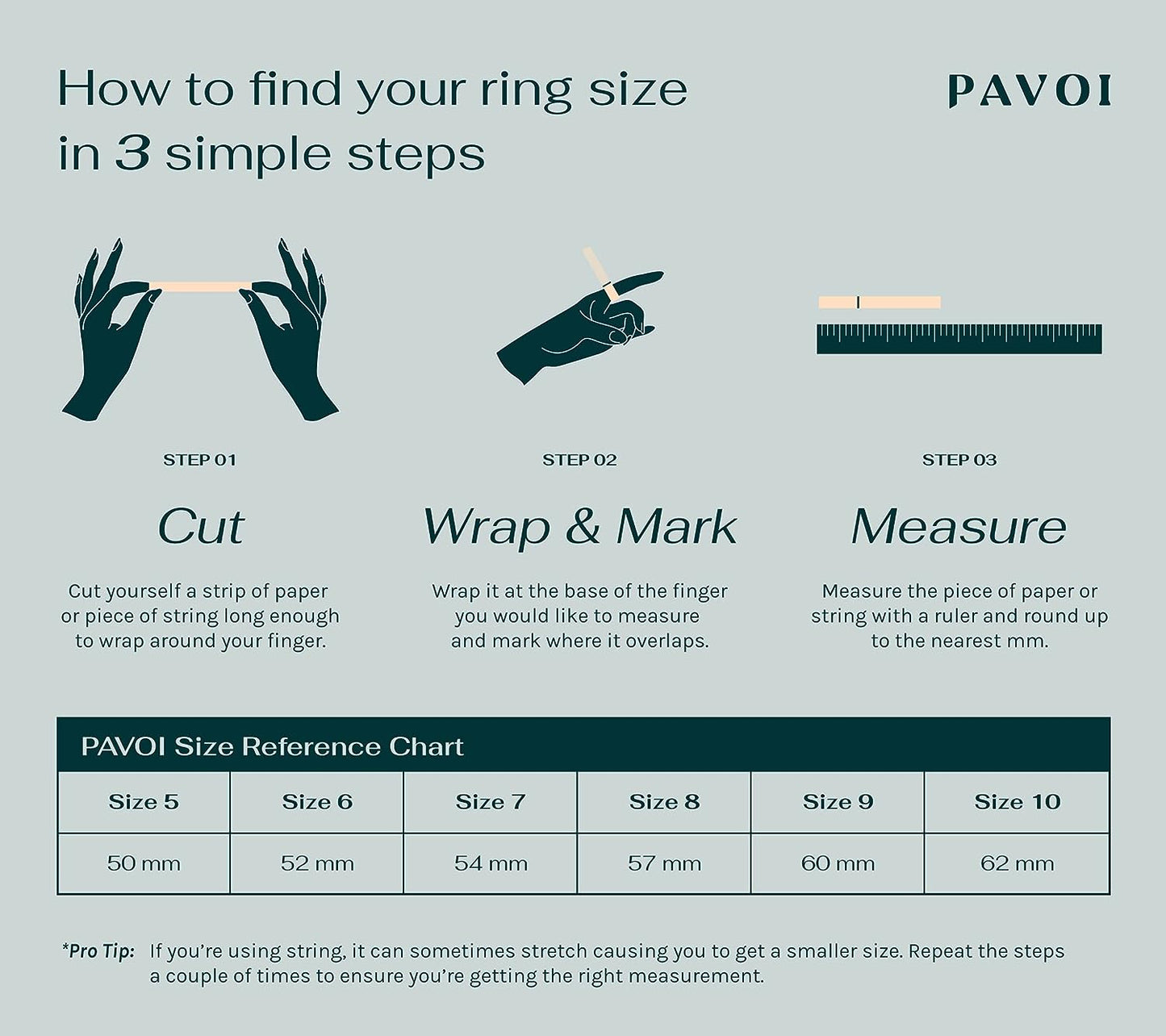 Sterling silver ring quality details