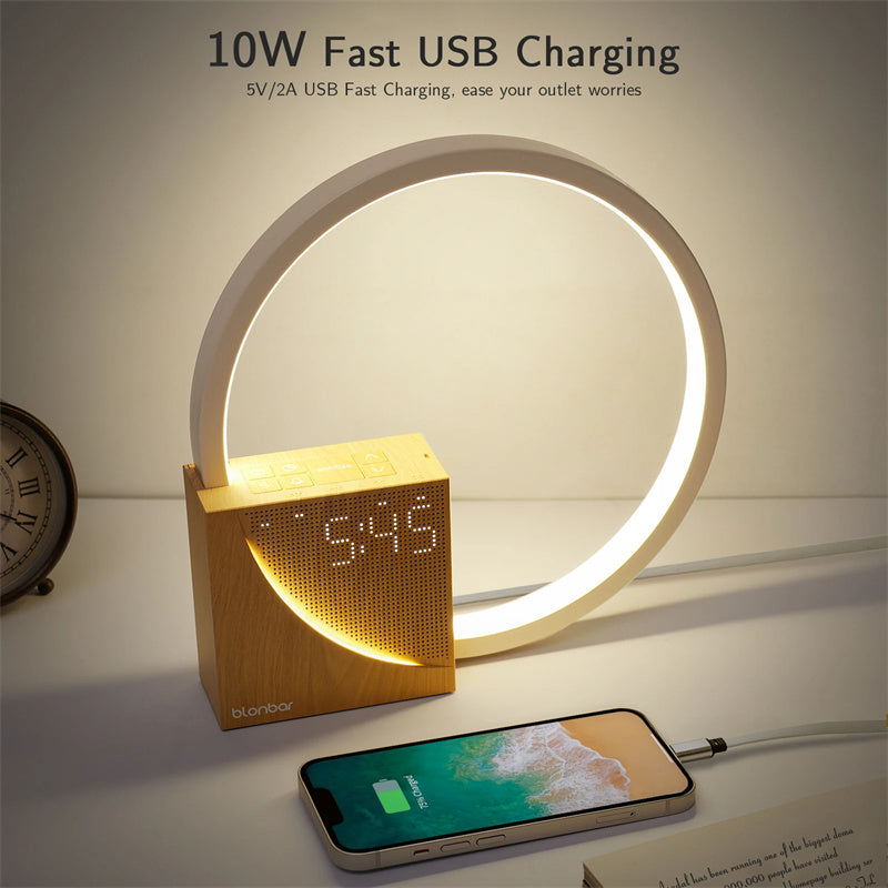 Touch lamp bedside wellness lighting