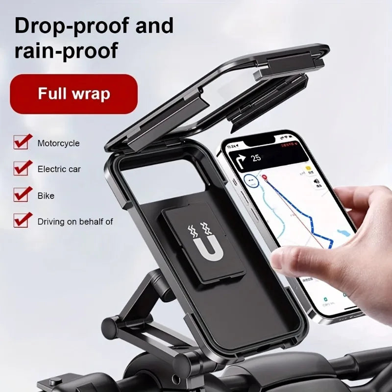 Waterproof phone mount active lifestyle