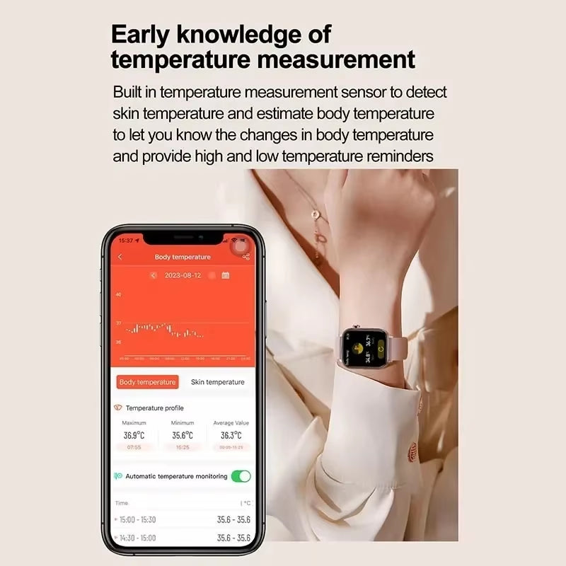 Women health smartwatch lifestyle